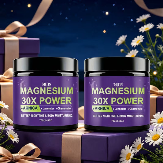 Magnesium 30X Power Cream – Anti-Aging Face & Body Moisturizer