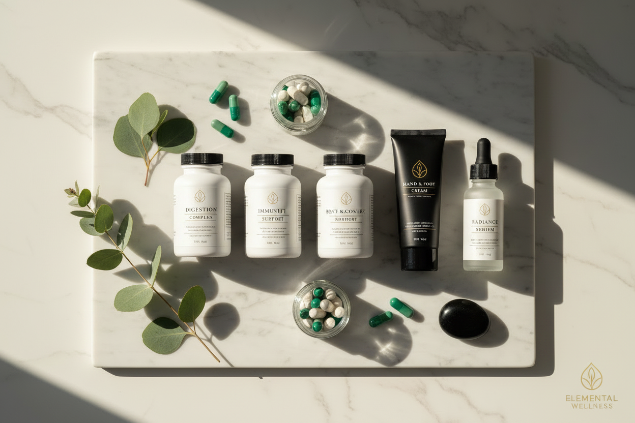 PureBiome clean white brand image